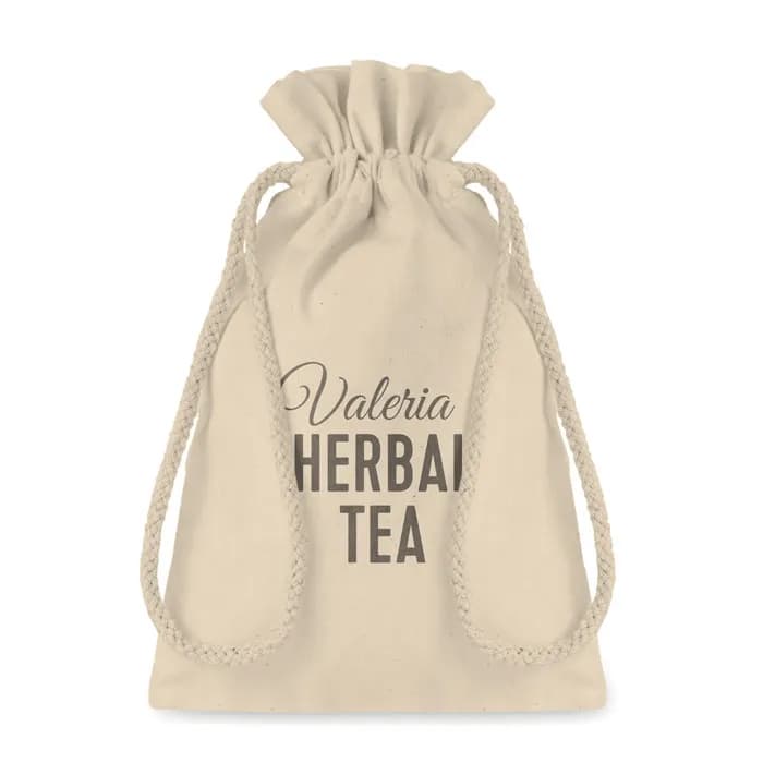 Beutel mit Kordelzug S - TASKE SMALL - Beige