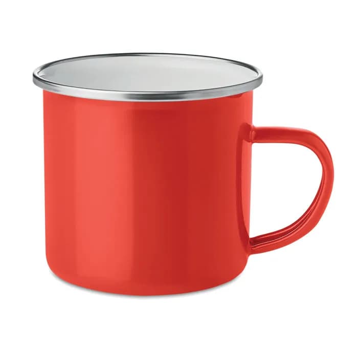 Vintage Kaffeebecher - PLATEADO - Rot