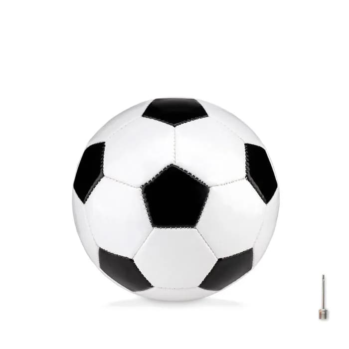 Kleiner PVC Fußball 15cm - MINI SOCCER - Weiß/schwarz
