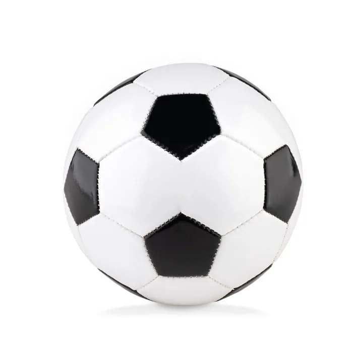 Kleiner PVC Fußball 15cm - MINI SOCCER - Weiß/schwarz
