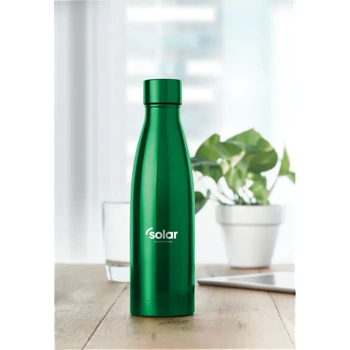 Edelstahl Isolierflasche 500ml - BELO BOTTLE - Grün