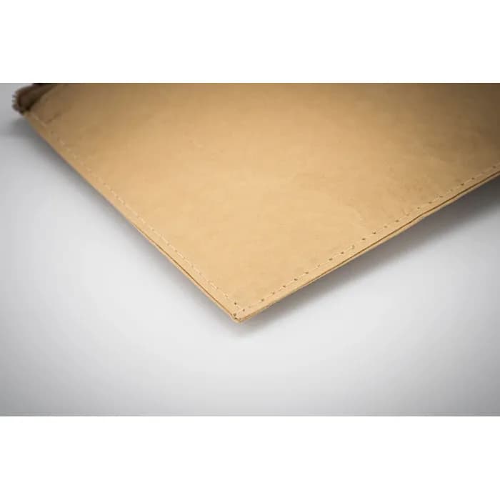 Mäppchen aus Kraftpapier - FLAT CASE - Beige