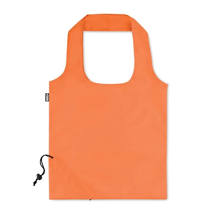 Faltbare Einkaufstasche RPET - FOLDPET - Orange