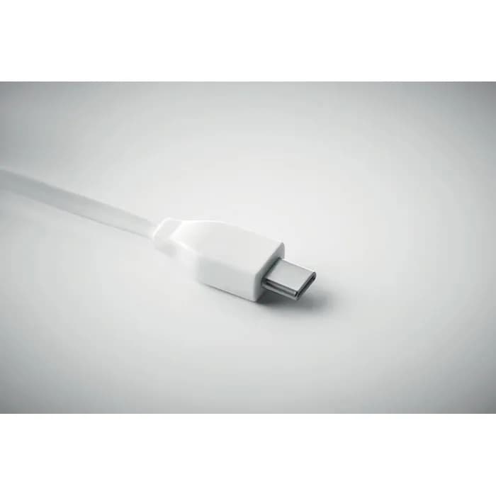 Schlüsselring-Ladekabel 3in1 - CLAUER - Holz