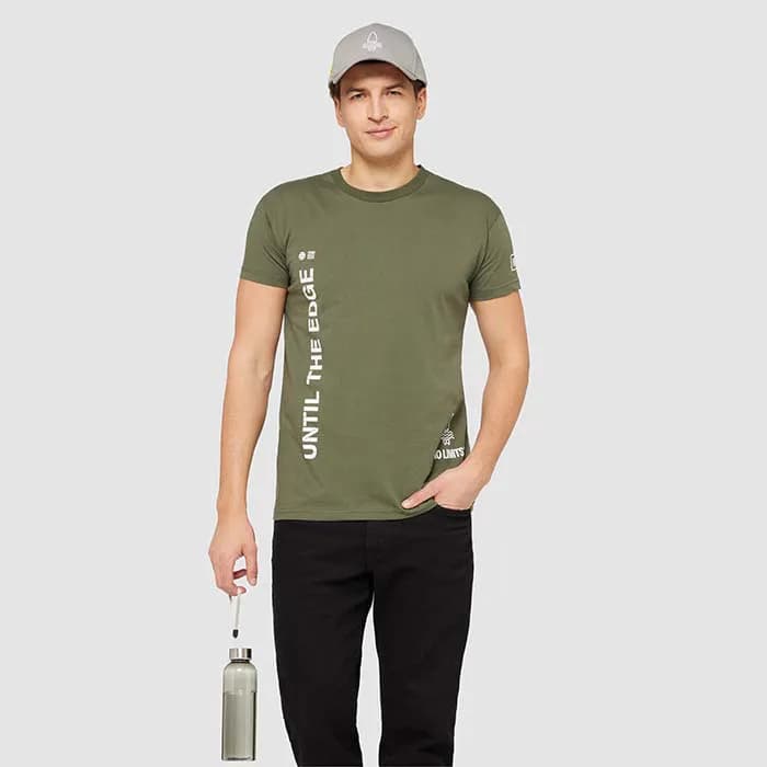 RPET-Flasche 500ml - UTAH RPET - Transparent Grau