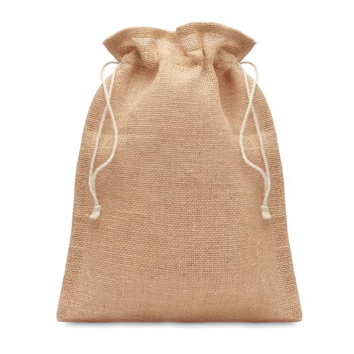 Kleine Jute Tasche 14x22 cm - JUTE SMALL - Beige