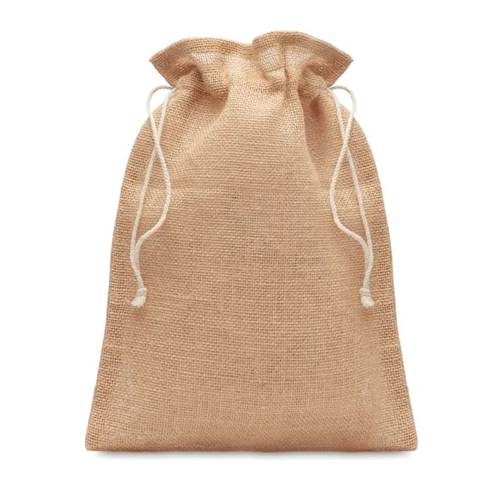 Medium Jute Tasche 25x32cm - JUTE MEDIUM - Beige