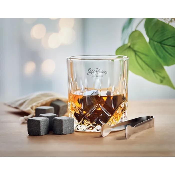 Whisky Set in Bambus Box - INVERNESS - Holz