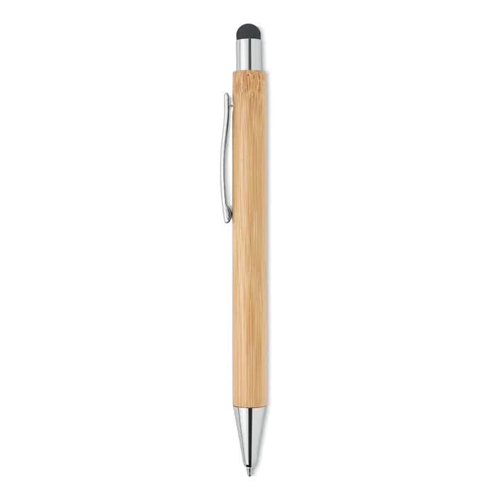 Druckkugelschreiber mit Stylus - BAYBA - Holz