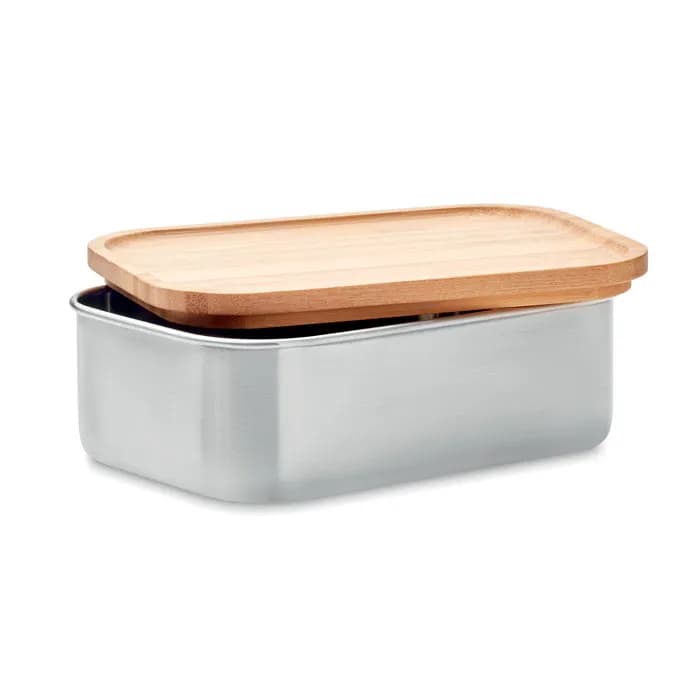 Lunchbox Edelstahl 600ml - SAVANNA - Holz