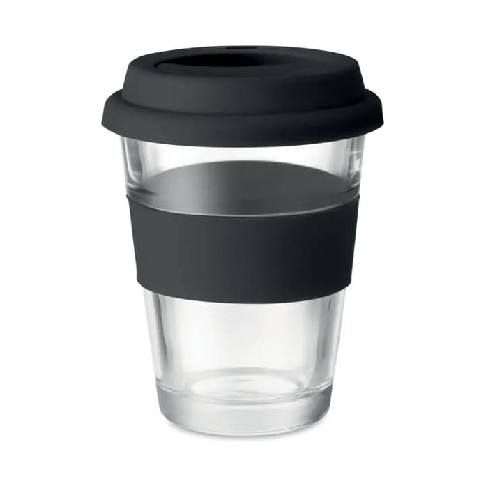 Glas Becher 350 ml - ASTOGLASS - Schwarz