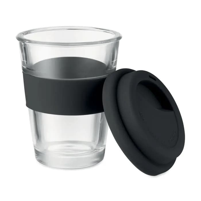 Glas Becher 350 ml - ASTOGLASS - Schwarz