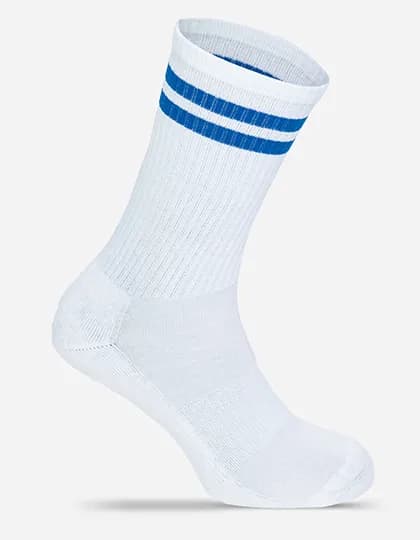 Tennis Socks - White/Blue