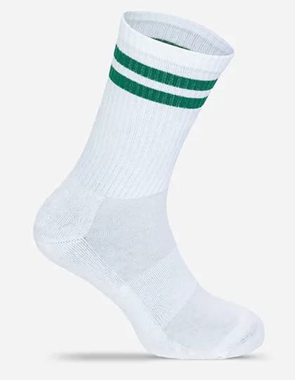 Tennis Socks - White/Green
