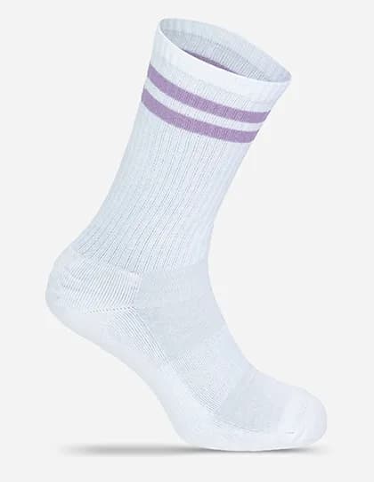 Tennis Socks - White/Lilac