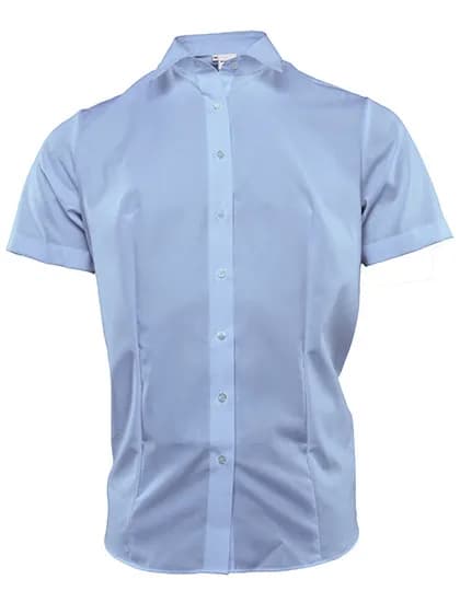 Women´s Blouse Comfort Fit Short Sleeve - Blue