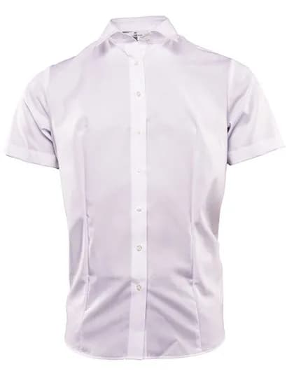 Women´s Blouse Comfort Fit Short Sleeve - White