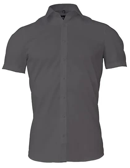 Men´s Shirt Body Fit Short Sleeve - Anthracite