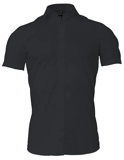Men´s Shirt Body Fit Short Sleeve - Black