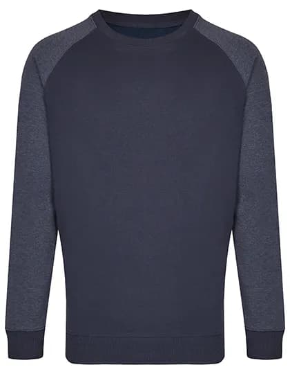 my mate - Men´s Crew Neck Sweat - Navy/Heather Navy