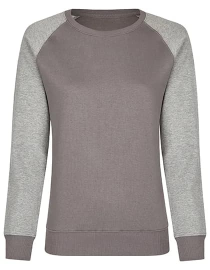 my mate - Ladies´ Crew Neck Sweat - Grey Solid/Heather Grey