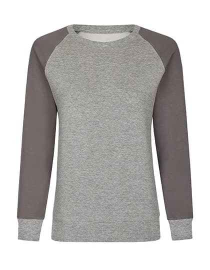 my mate - Ladies´ Crew Neck Sweat - Heather Grey/Grey Solid