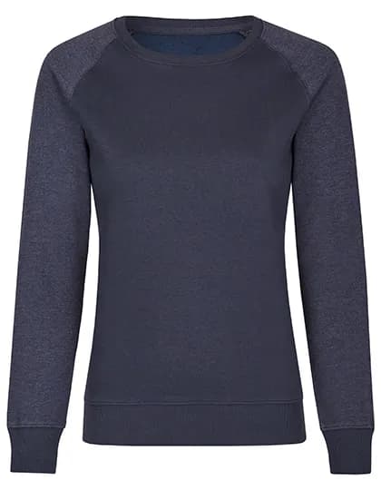 my mate - Ladies´ Crew Neck Sweat - Navy/Heather Navy