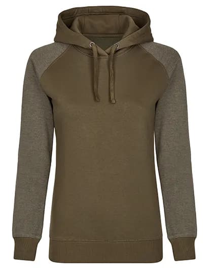 my mate - Ladies´ No Pocket Hoody - Olive/Heather Olive