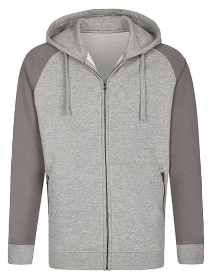 my mate - Men´s Zip Hoody - Heather Grey/Grey Solid