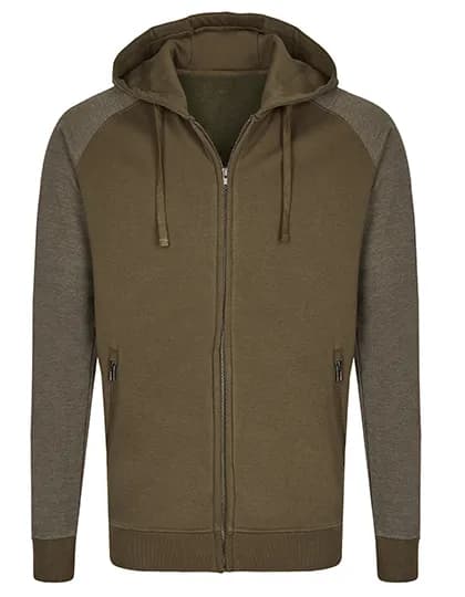 my mate - Men´s Zip Hoody - Olive/Heather Olive