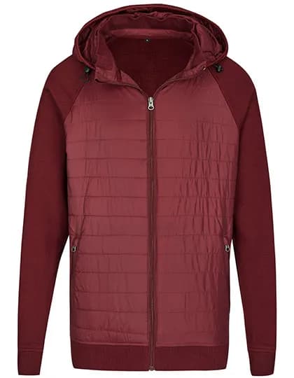 my mate - Unisex Hybrid Jacket - Burgundy