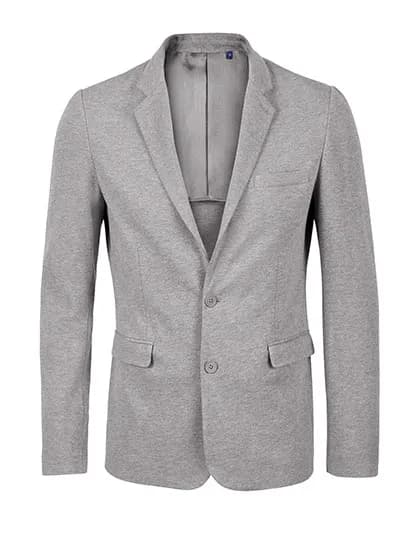 Men´s Piqué Blazer Marcel - Gray Melange