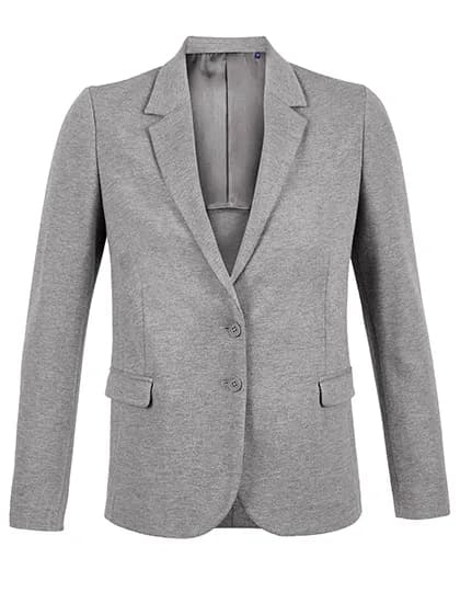 Women´s Piqué Blazer Marcel - Gray Melange