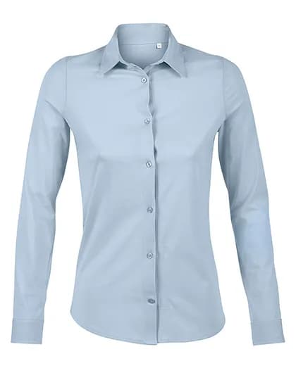 Women´s Mercerised Shirt Balthazar - Soft Blue