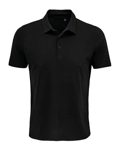 Men´s Jersey Polo Shirt Octave - Deep Black