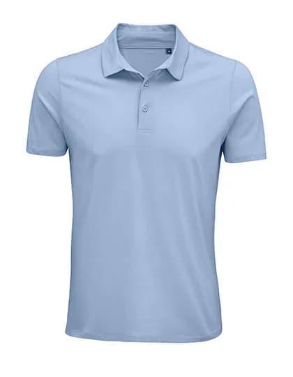 Men´s Jersey Polo Shirt Octave - Soft Blue