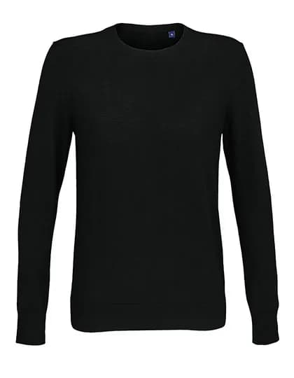 Women´s Round-Neck Sweater Stuart - Deep Black