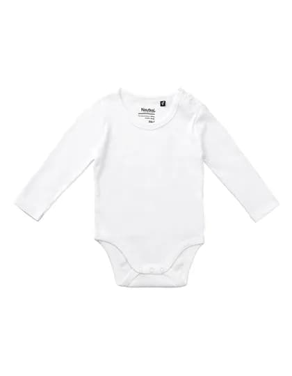 Babies Long Sleeve Bodystocking - White