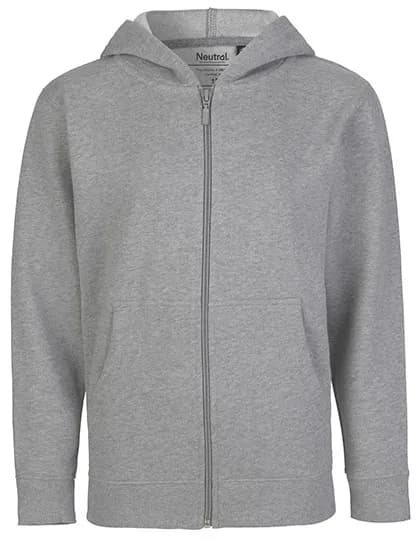 Kids´ Zip Hoodie - Sport Grey