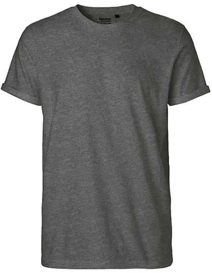 Men´s Roll Up Sleeve T-Shirt - Dark Heather