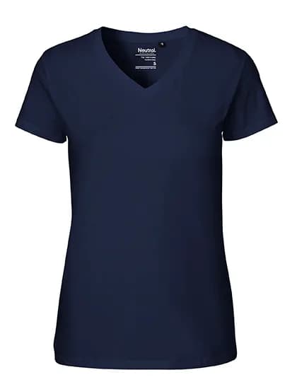 Ladies´ V-Neck T-Shirt - Navy