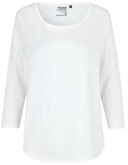Ladies´ Three Quarter Sleeve T-Shirt - White