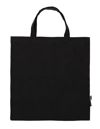 Shopping Bag Short Handles - Black