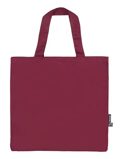 Twill Shopper Bag - Bordeaux