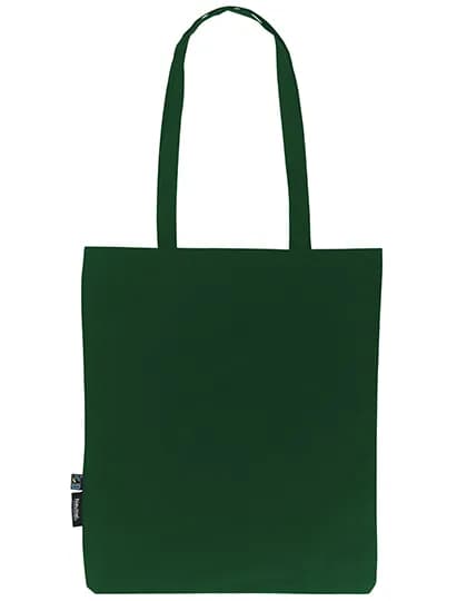 Shopping Bag With Long Handles - Bottle Green