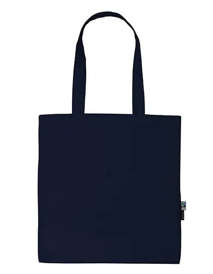 Shopping Bag With Long Handles - Navy