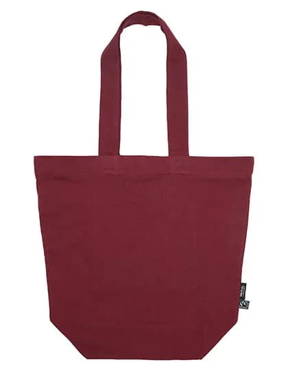 Panama Bag With Zipper - Bordeaux