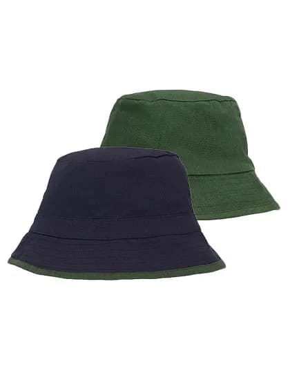 Reversible Bucket Hat - Navy/Bottle Green