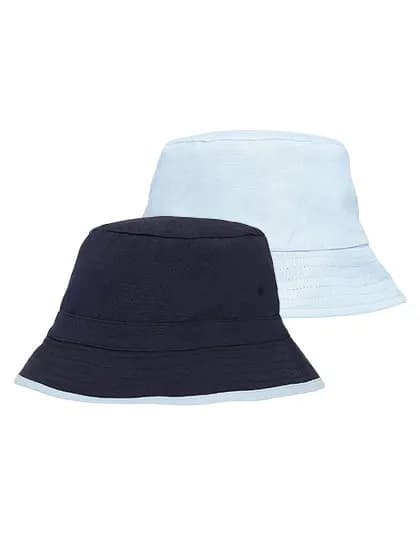 Reversible Bucket Hat - Navy/Light Blue