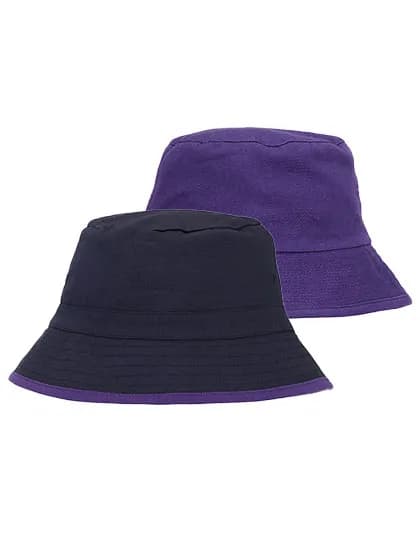 Reversible Bucket Hat - Navy/Purple